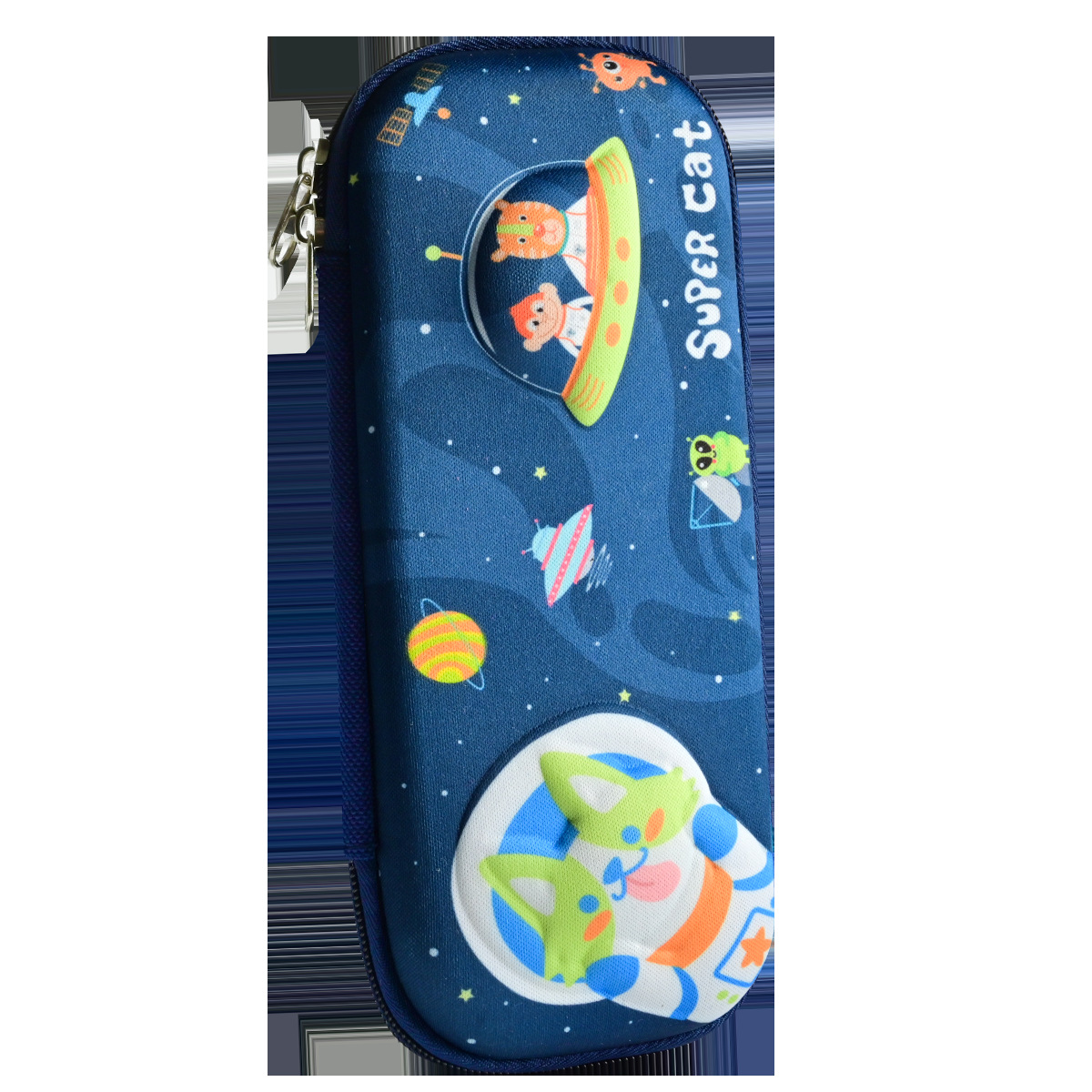 Comercio exterior al por mayor caja de papelería 3DEVA superficie de tela tridimensional caja de lápiz niña patrón de dibujos animados niño estudiante de escuela primaria caja de lápices