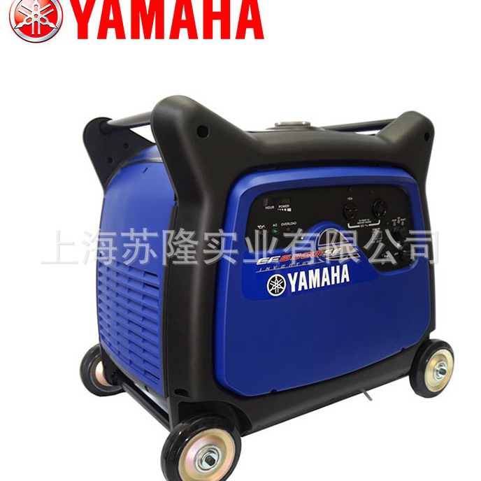 雅马哈变频汽油发电机EF6300iSE电启动6.3KW小型野营房车家用