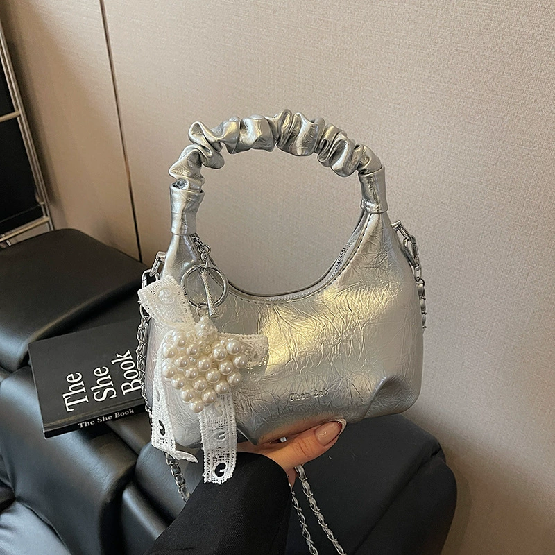 Small small bag, summer universal handheld shoulder bag, chain bag