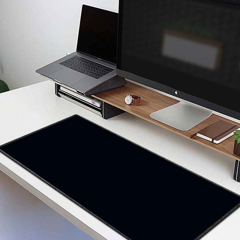 Guangdong Fuente Factory Black All Black Mouse Pad Lock Frontera Temu Oficina Simplificada Cojín de Mesa de Comercio Electrónico