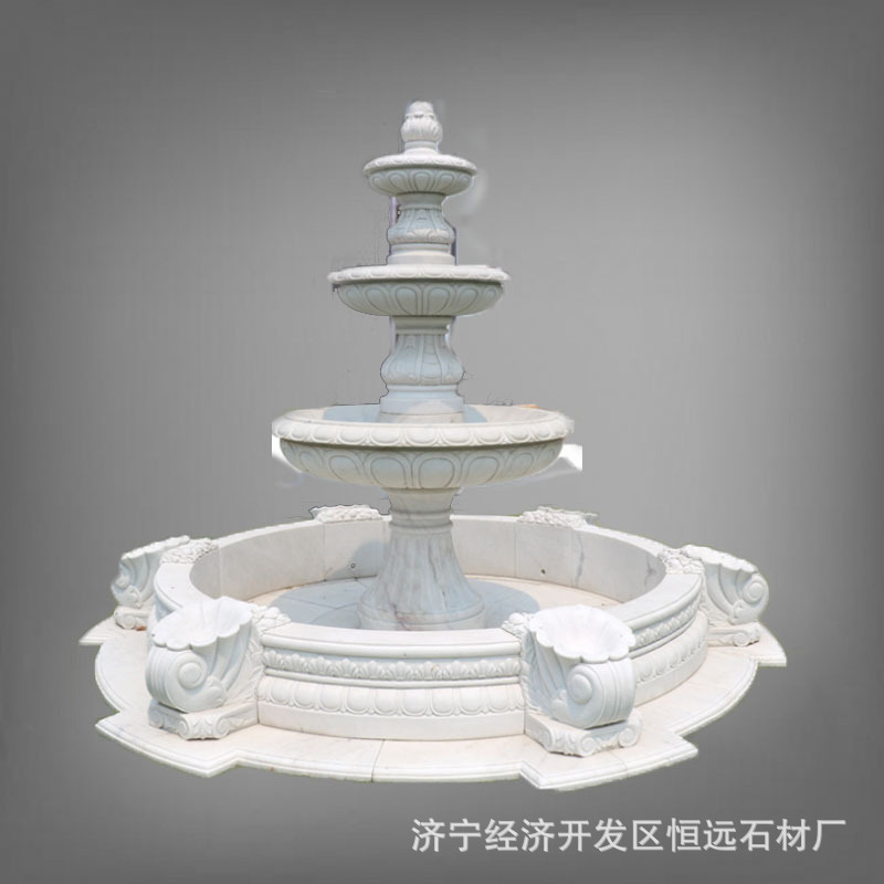 嘉祥恒远加工户外景观喷水池 来图定做 免费安装