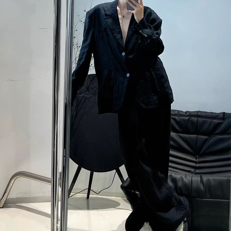 Loose Niche Accessible Luxury Simple Elegant Suit Summer New Designer Suit 2025 Men's Casual Thin Style