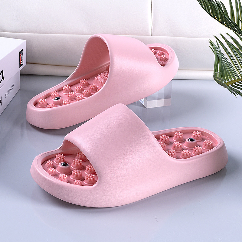 Acupressure Board Massage Slippers for Women, Summer Home Indoor Non-Slip Thick-Soled Slippers, Fashionable, Comfortable and Simple Sandals Acupressure Board Massage Slippers for Women, Summer Home Indoor Non-Slip Thick-Soled Slippers, Fashionable, Comfortable and Simple Sandals