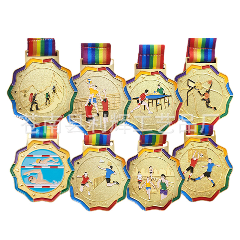 En stock medalla haciendo competencia competitiva Medalla de Honor impresión logo Deportes Competencia Medalla en stock al por mayor