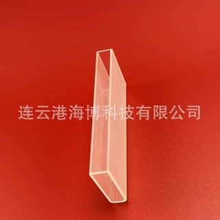 实验室玻璃仪器 100mm光程路径 大尺寸石英带盖比色皿 玻璃样品池
