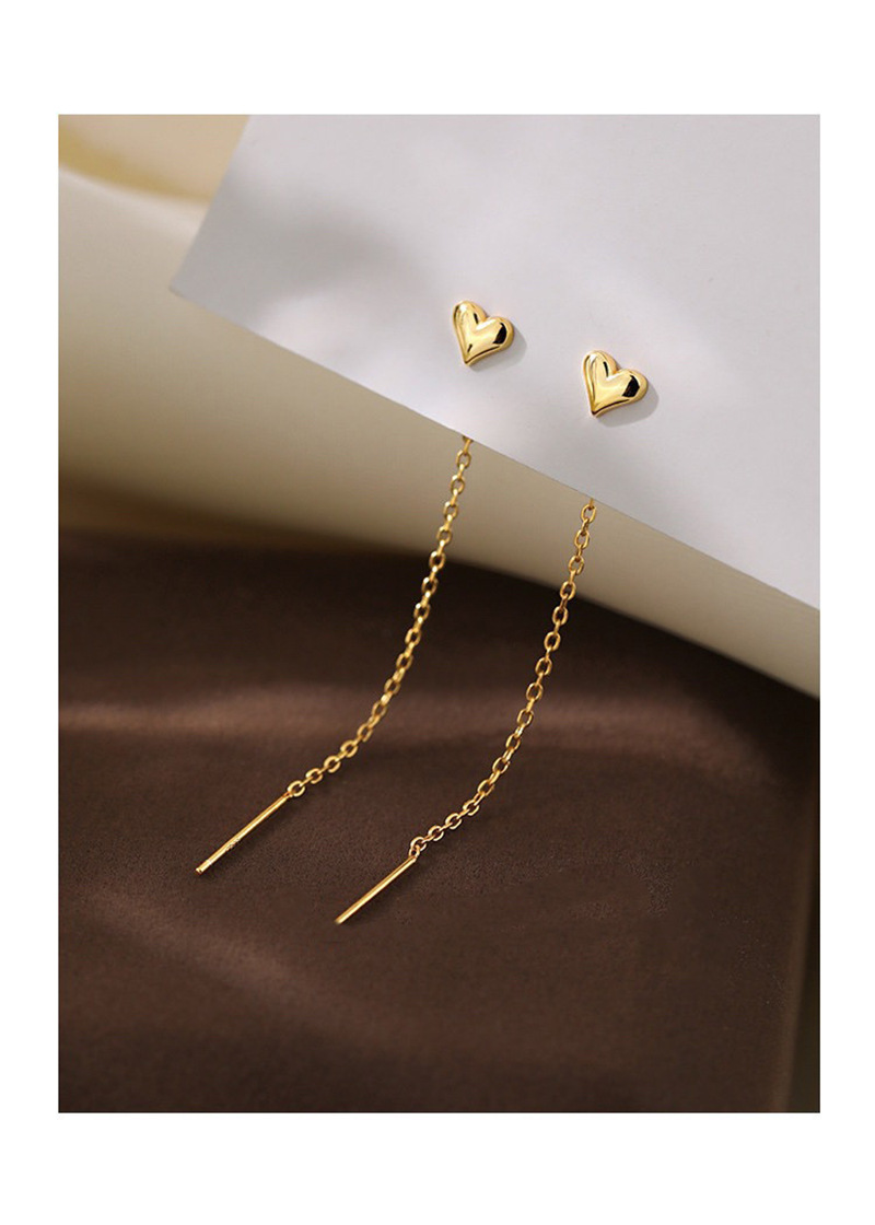 Heart-Shaped Earrings - Image 2
