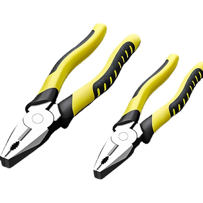 Alicates de Venta Caliente Transfronterizos con Mango de Piel de Tigre, Cortadores de Alambre Estilo Americano, Alicates de Punta Fina, Alicates Diagonales, Alicates Multifuncionales de 8 Pulgadas, Personalizables.