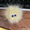 6cm beige waterproof mink hair [white leather translation]