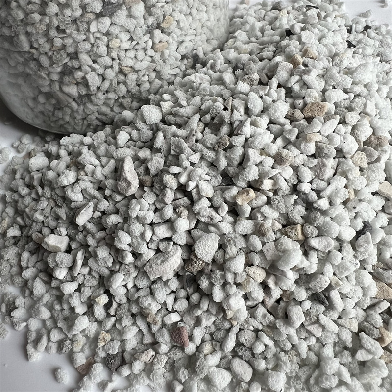 工厂批发玻璃轻石海绵城市园林绿化污水处理滤料玻璃轻石质轻多孔