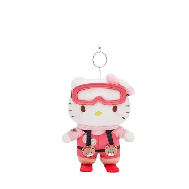 Cute plush ski pendant, doll, keychain, (Physicals)