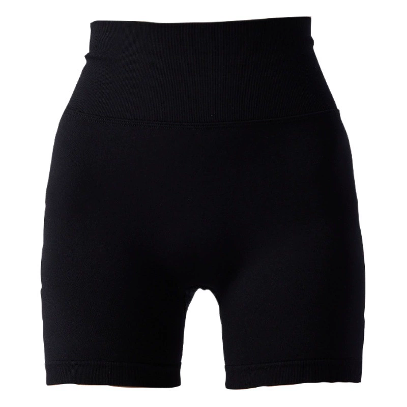 Новые летние женские брюки для фитнеса с высокой талией, подтягивающие ягодицы, спортивные велосипедные леггинсы с контролем живота, шорты для йоги персикового цвета.