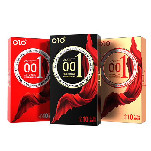 OLO thin condom G-spot particle thread ultra-thin condom 10 pieces adult sex toys on behalf of