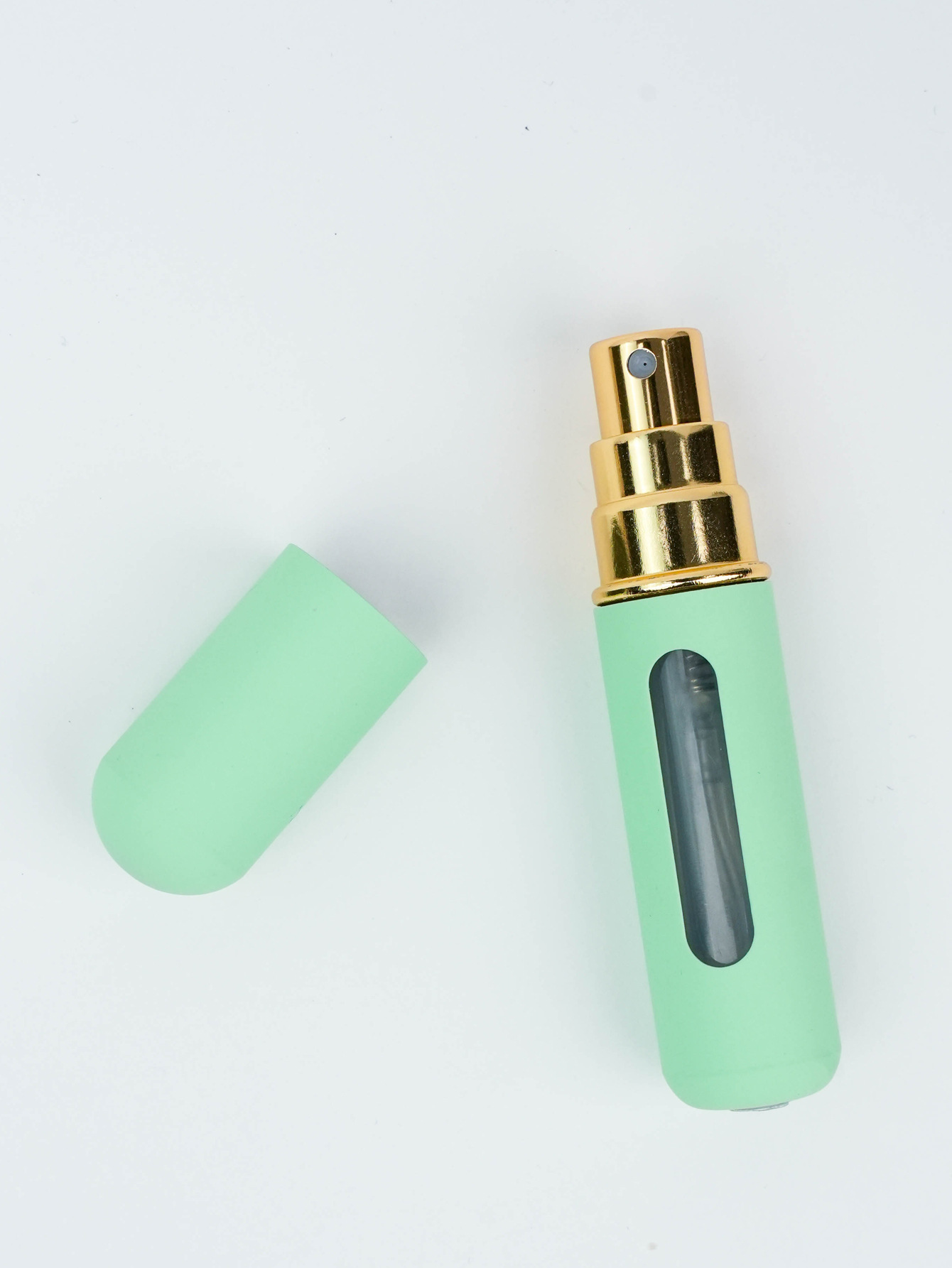 5ml de carga directa inferior perfume sub-botella portátil tipo empuje muestra de aerosol de aluminio botella vacía mini niebla fina sub-embalaje artefacto