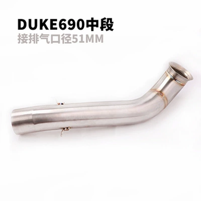 790Adv Rc390Adv Mid-Section and — Exhaust pipe - duke690-stainless-steel-middle-section