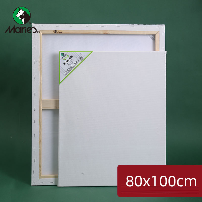 Marcos de pintura al óleo de superficie de color de algodón puro lino rectangular tablero de lienzo de aceite redondo en marcos de pintura al óleo de pigmento de acrílico