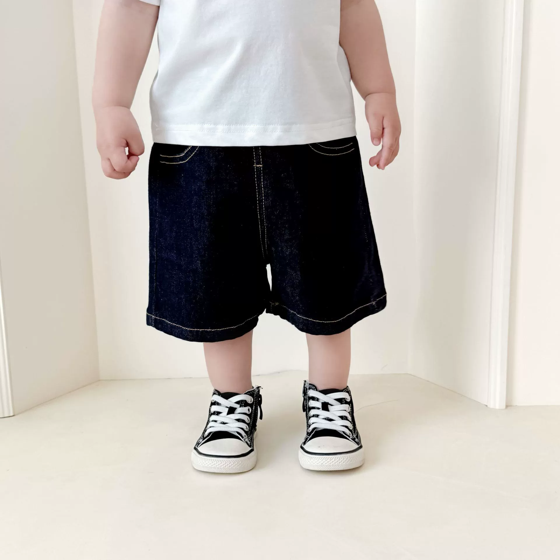 Summer denim skirt for boys, shorts, children's trousers for leisure girl's, does not fade, western style
