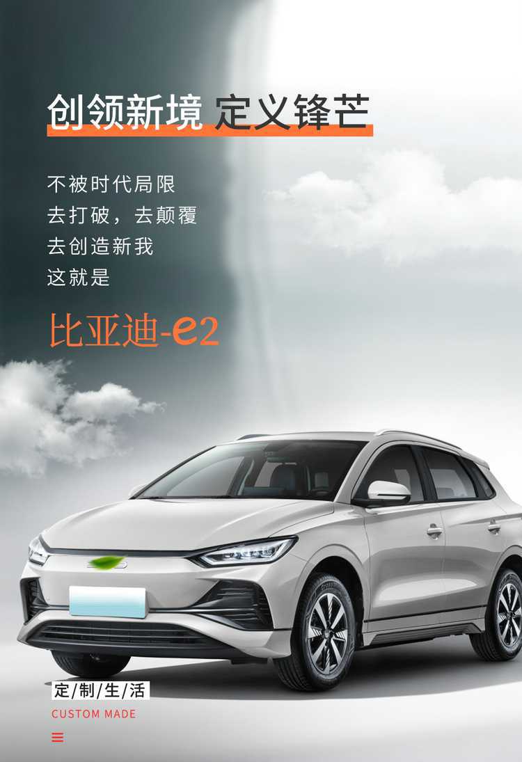 2025 BYD e2 New Energy Electric Vehicle Cushion All Seasons Universal Full Surrounding Leather Seat Cover
