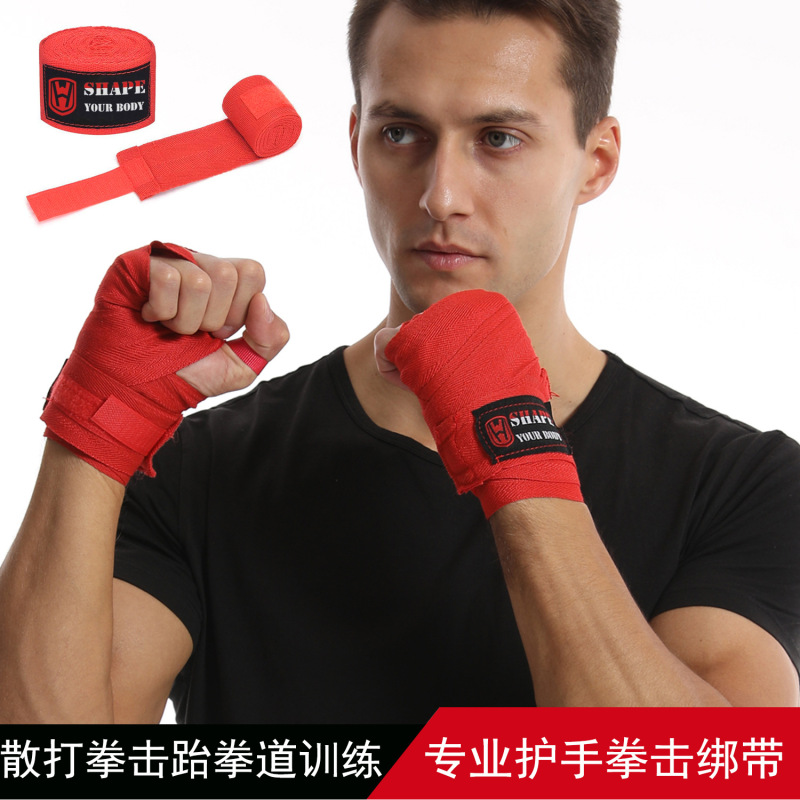 3 m Boxing Strap Muay Thai Men's and Women's Adult Fighting Sanda Hand Guard with Cotton Wrapping Hand Band Bandage Hand Guard Cloth