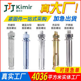 厂家直销热镀锌膨胀螺栓不锈钢胀管胀栓拉爆内爆壁虎膨胀螺栓