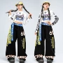 走秀露脐街舞少儿演出服