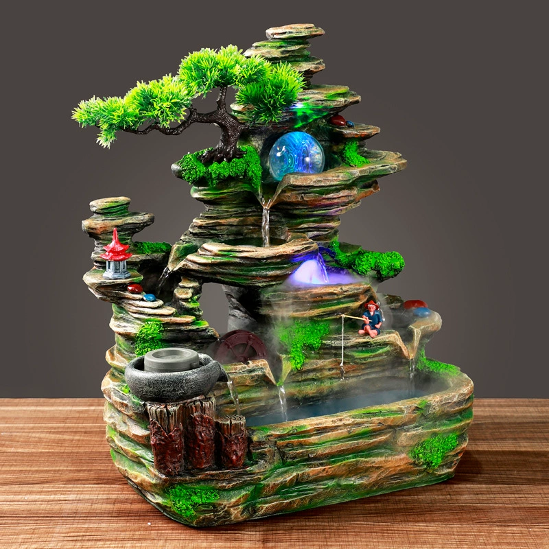 Sansui, \"Mountain cloud\" чай, украшения для гостиной, рок-сад, фонтан