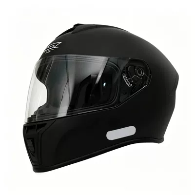 Breathable Motorcycle Full-Face Helmets, Motosiklet kaskı (dəbilqə) - blacktransparent-mirror-s-55-56