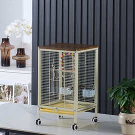 铁艺鹦鹉笼外出携带便携鸡笼鸟笼笼子虎皮玄风八哥养殖大号家用