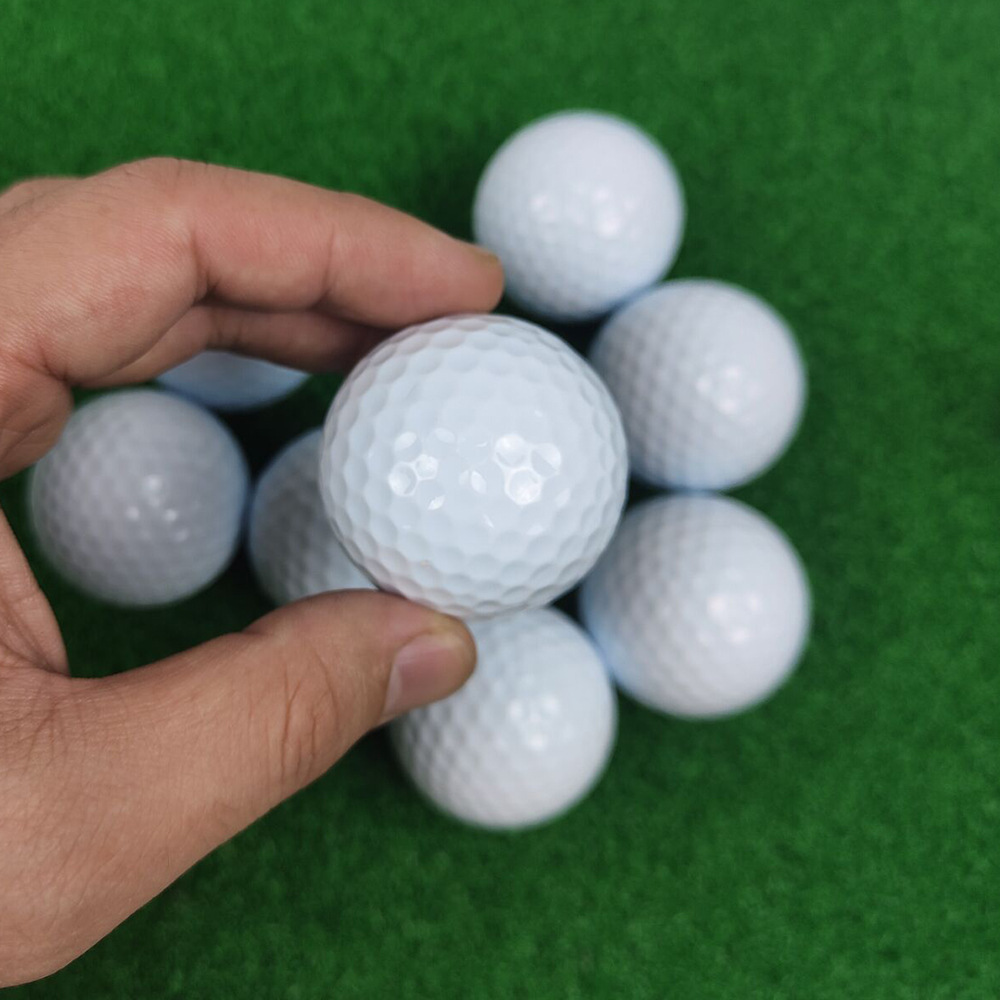 Directo de fábrica Golf de doble capa de sarín de carreras de pelota de golf de alta elasticidad 332 abeja agujero de la bola se puede añadir