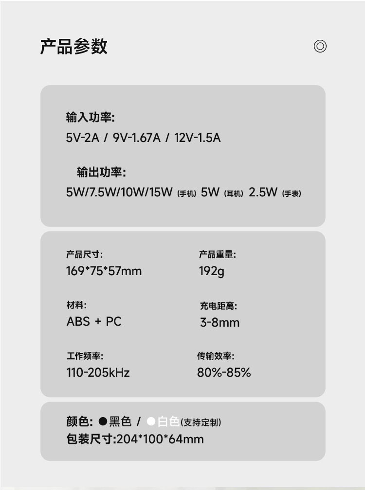 5合1无线充电器