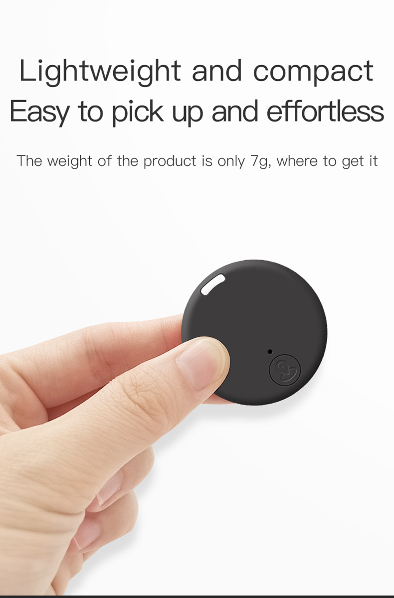 Neuer runder Bluetooth Anti-Verlust-Tracker Objekt Finder Gepäck Anti-Diebstahl kompakter bidirektionaler Alarm Finder