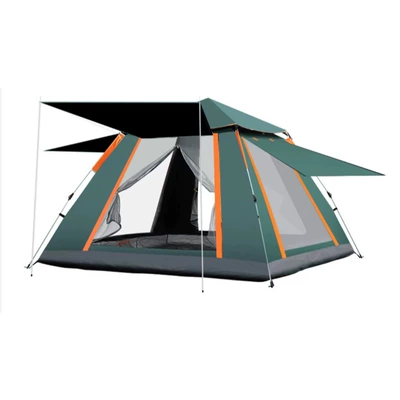 open tent factory wholesale, Çadırlar - black-green-3-4-people
