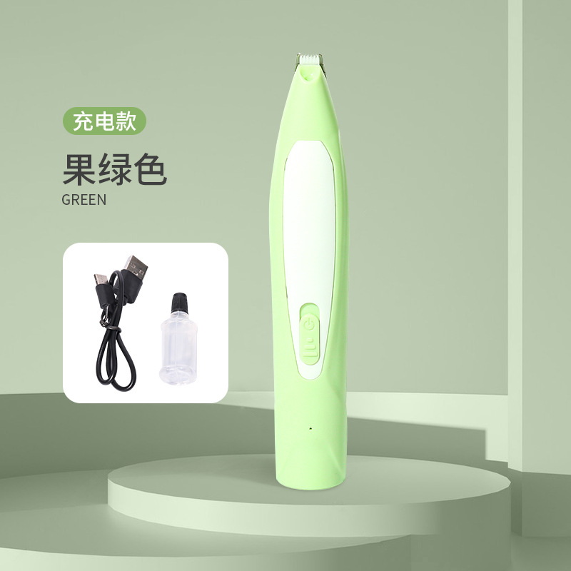 Cross-border PET Shaver gato perro afeitadora pie suministro directo de fábrica LED recargable eléctrica Clipper con luz
