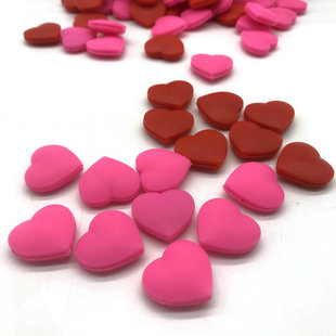 Tennis Racket Heart-Shaped Silicone Shock Absorber Shock Absorber Particles That Cannot Be Knocked Off