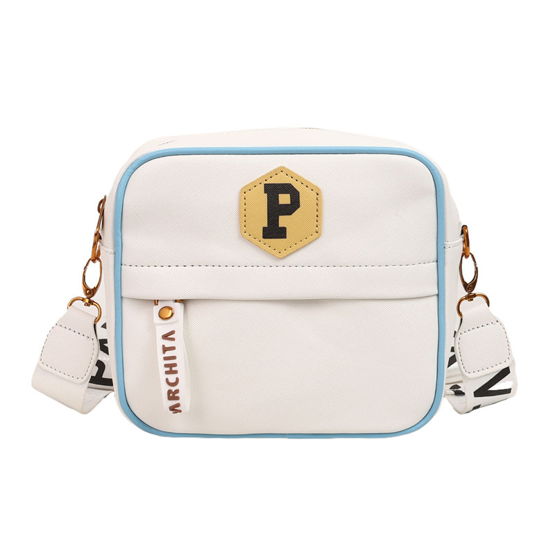 Bolsos transfronterizos para mujer 2024 nuevo bolso cuadrado pequeño de viaje de ocio de gran capacidad, bolso bandolera de letras de todo fósforo de moda