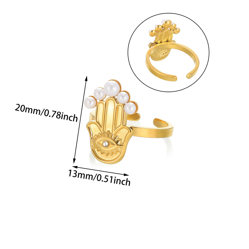 8g Weight 0.03µm-0.05µm Gold Plating Thickness PVD Coated Gold Plating Process 18K Real Gold Plated Plating Material Zircon Inlay Material Open Rings Classification 1 Piece Quantity Casual, Daily, Shopping Occasion 304 Stainless Steel Material Waves, Crown Pattern All Seasons Season Women's Gender Elegant, Classic Style, Affordable luxury style Style Waterproof Non Tarnish, Plating Craft PVD Coated Real Gold Plated 18K Gold Waves Crown 304 Stainless Steel Elegant Classic Style Affordable Luxury Style Waterproof Non Tarnish Open Rings 20