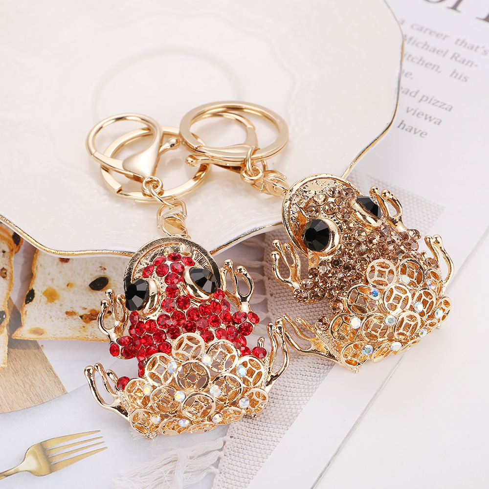 金蟾创新创意锌合金钥匙扣合集迷你小礼品包包装饰品厂家直销批发