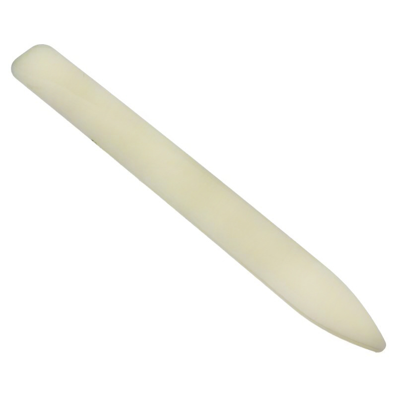 Color lechoso imitación vaca hueso plástico recorte dispositivo línea presionando borde sellado DIY herramienta de cuero hueso color origami cuchillo