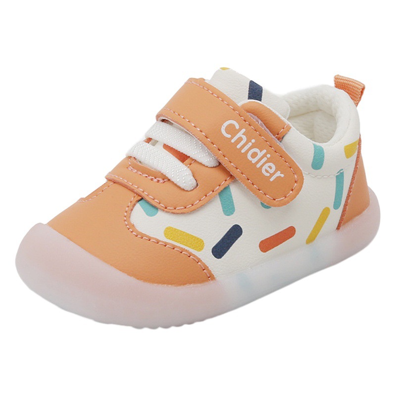 Zapatos de bebé de primavera y otoño para niños zapatos para niños de 1 1 año de edad 2 niños de fondo suave zapatos de bebé para niñas superficie de cuero