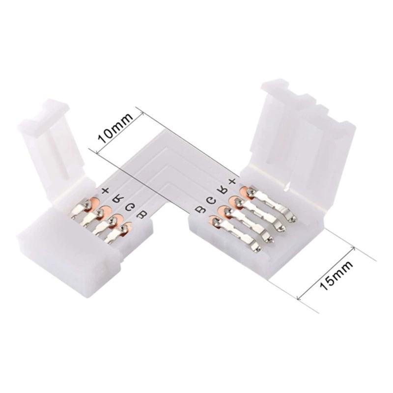 Светодиодная лента, разъем без пайки, 5050RGB световая лента, пряжка без пайки, угловая пластина типа LTX 3528, среднее соединение