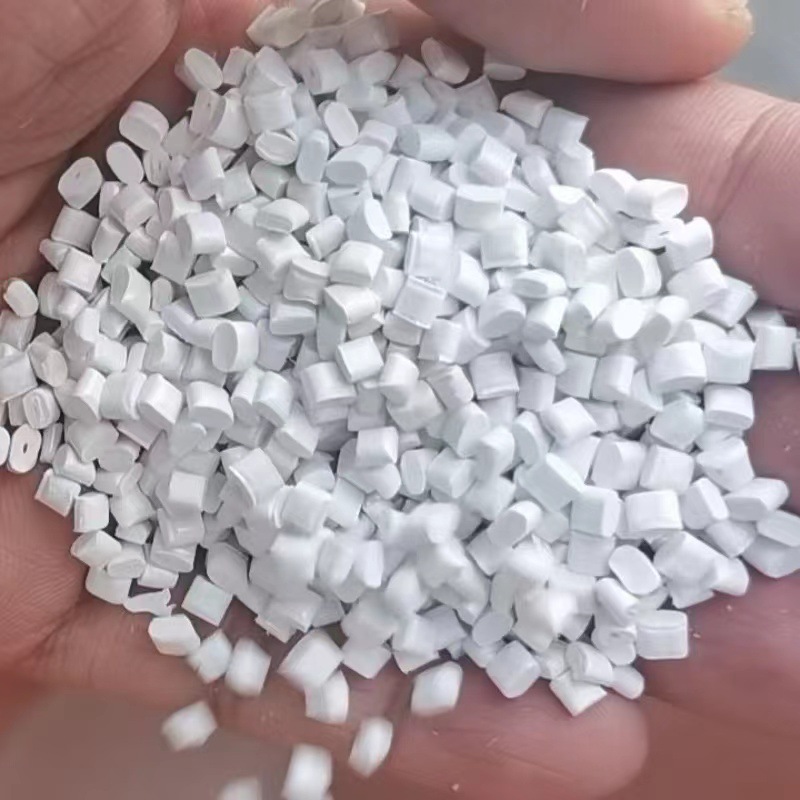 白色ABS改性料奇美遮光ABS塑胶颗粒电子电器制品外壳塑料白防撞