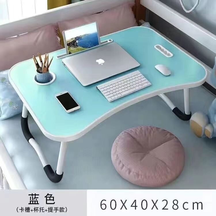 ベッドコンピュータテーブル折りたたみ寮小さなテーブルホームベッドルーム出窓デスク学生寮怠惰な学習テーブル|undefined