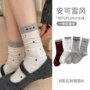 ins新款秋冬条纹长袜