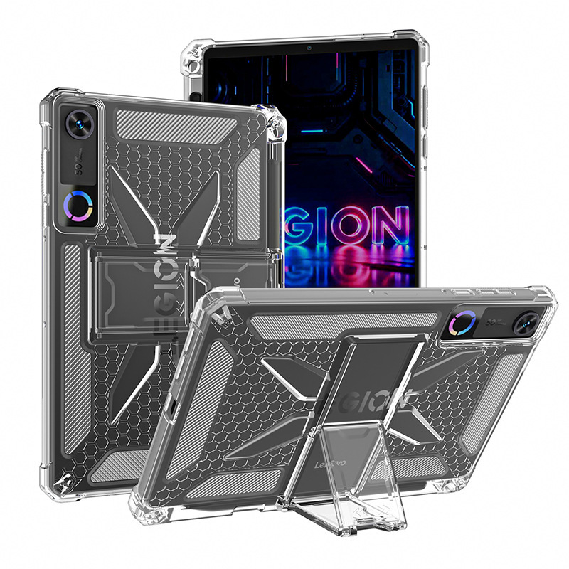 Suitable for Lenovo Y700 Fifth Generation Protective Case Tb323 8.8inch 2025 with Stand, Pen Slot, Anti-Fall, Transparent