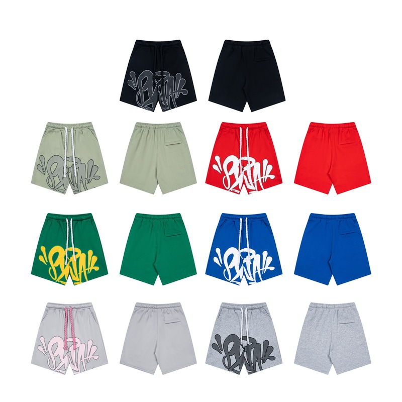 Drill Syna World Shorts Five-Point Casual Sports Pants Sweatpants Central Cee Same Style for Men and Women