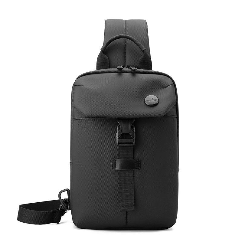 WEPOWER nuevo tipo de bolso de pecho casual para hombres, bolso de hombro de gran capacidad, diseño simple y moderno, bolso de mochila práctica.