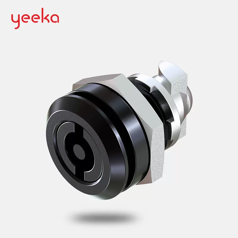 一卡yeeka 机柜配电箱锁机箱锁门锁电控柜锁直角转舌锁机械锁1410
