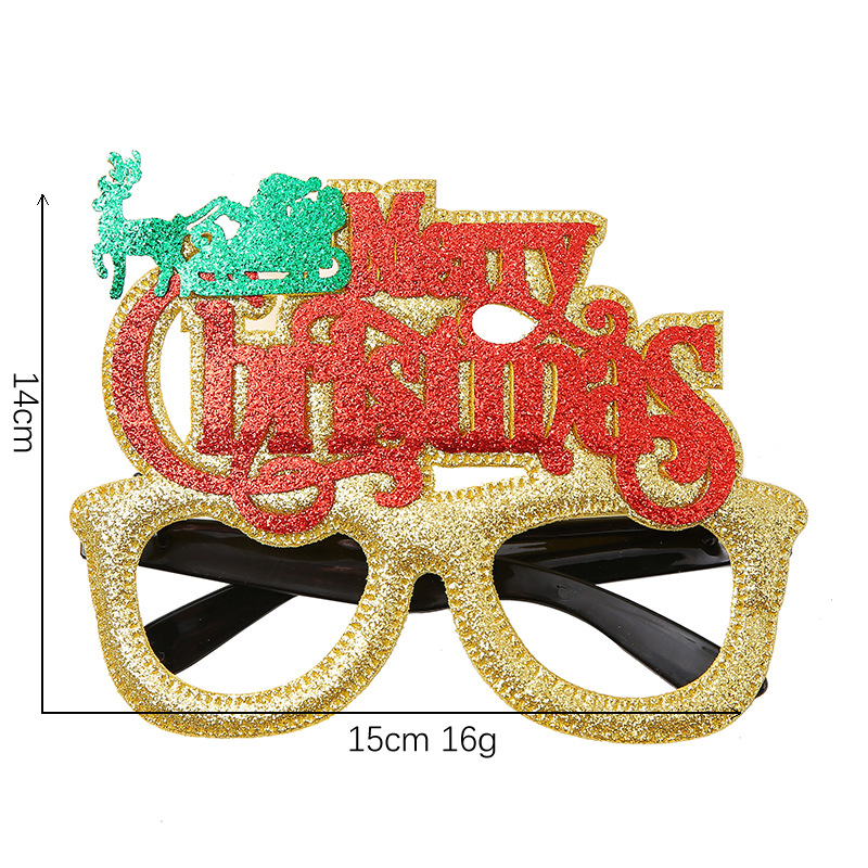 Nueva Navidad diadema gafas marco Halloween Día de San Valentín gafas de Santa Claus gafas Fiesta de Navidad