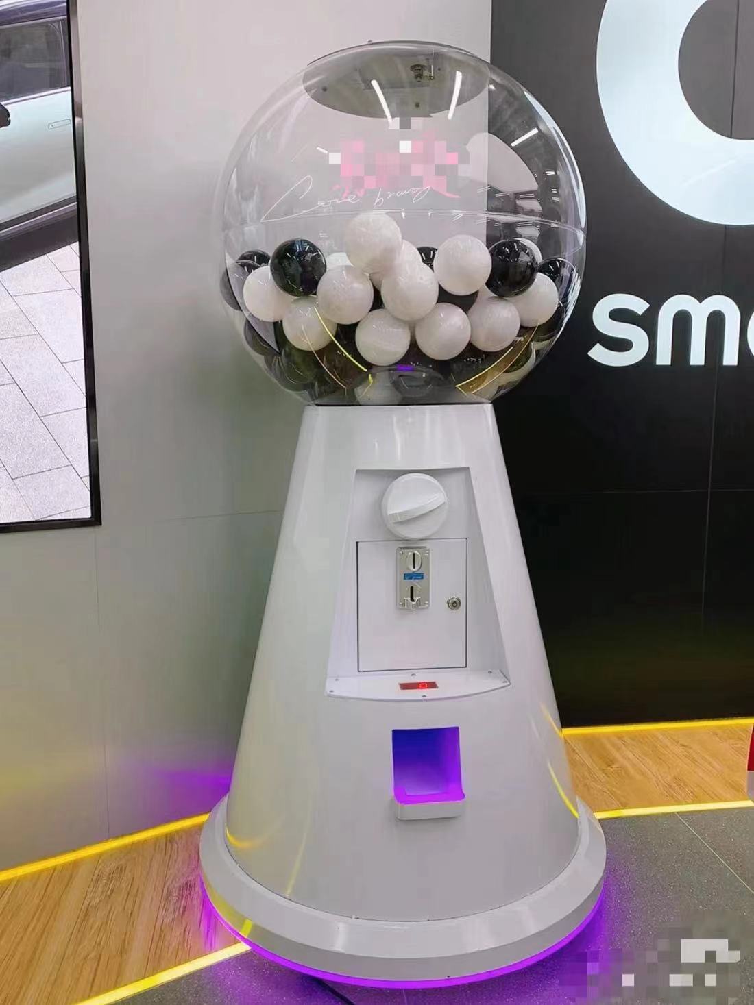 Máquina de gashapon de celebridades de Internet nueva máquina de regalo de cápsulas de código de escaneo de monedas comerciales máquina de bolas de accesorios de drenaje de eventos de centros comerciales a gran escala
