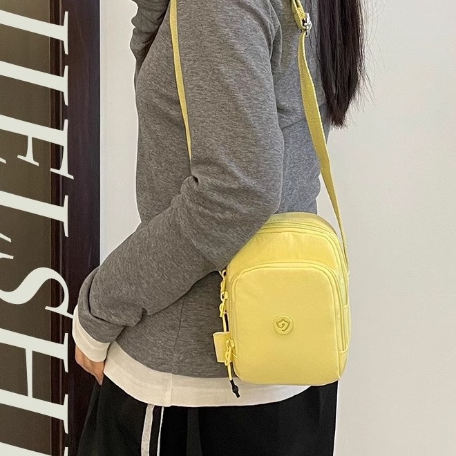 2025 Jielanshi 새로운 한국어 버전 포켓 대용량 동전 지갑 휴대폰 가방 캐주얼 다용도 싱글 숄더 크로스 바디