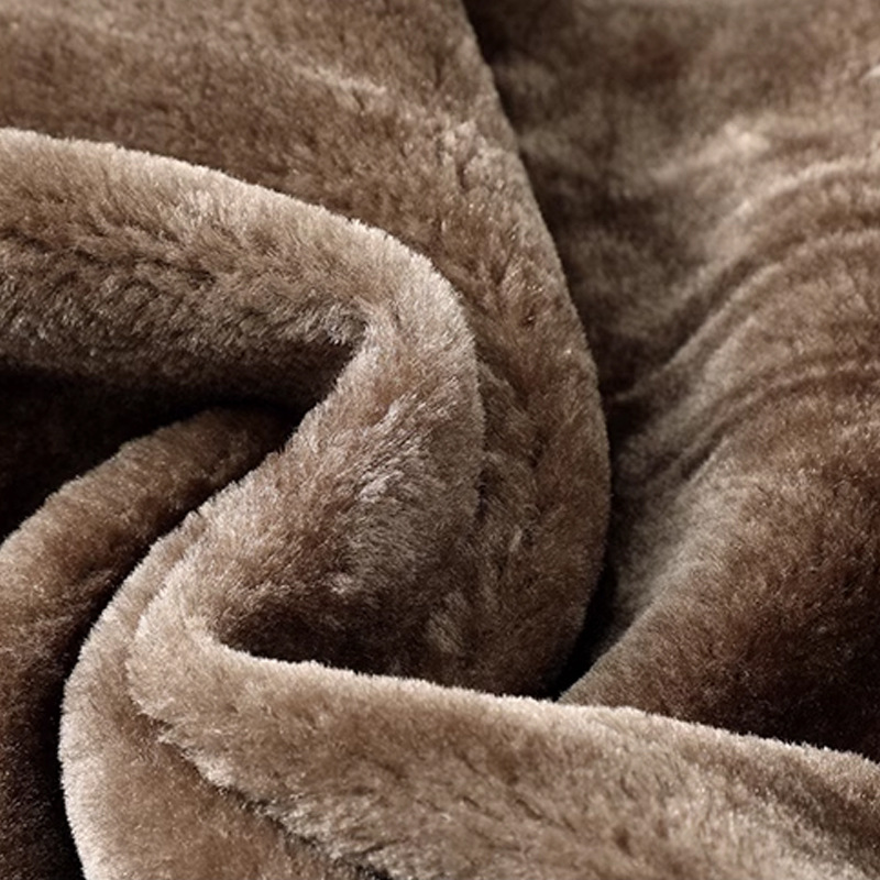 Otoño e Invierno nueva chaqueta de cuello alto para hombres de mediana edad y ancianos forrada de lana engrosada cálido papá ropa de invierno fuera de la entrega de una sola pieza